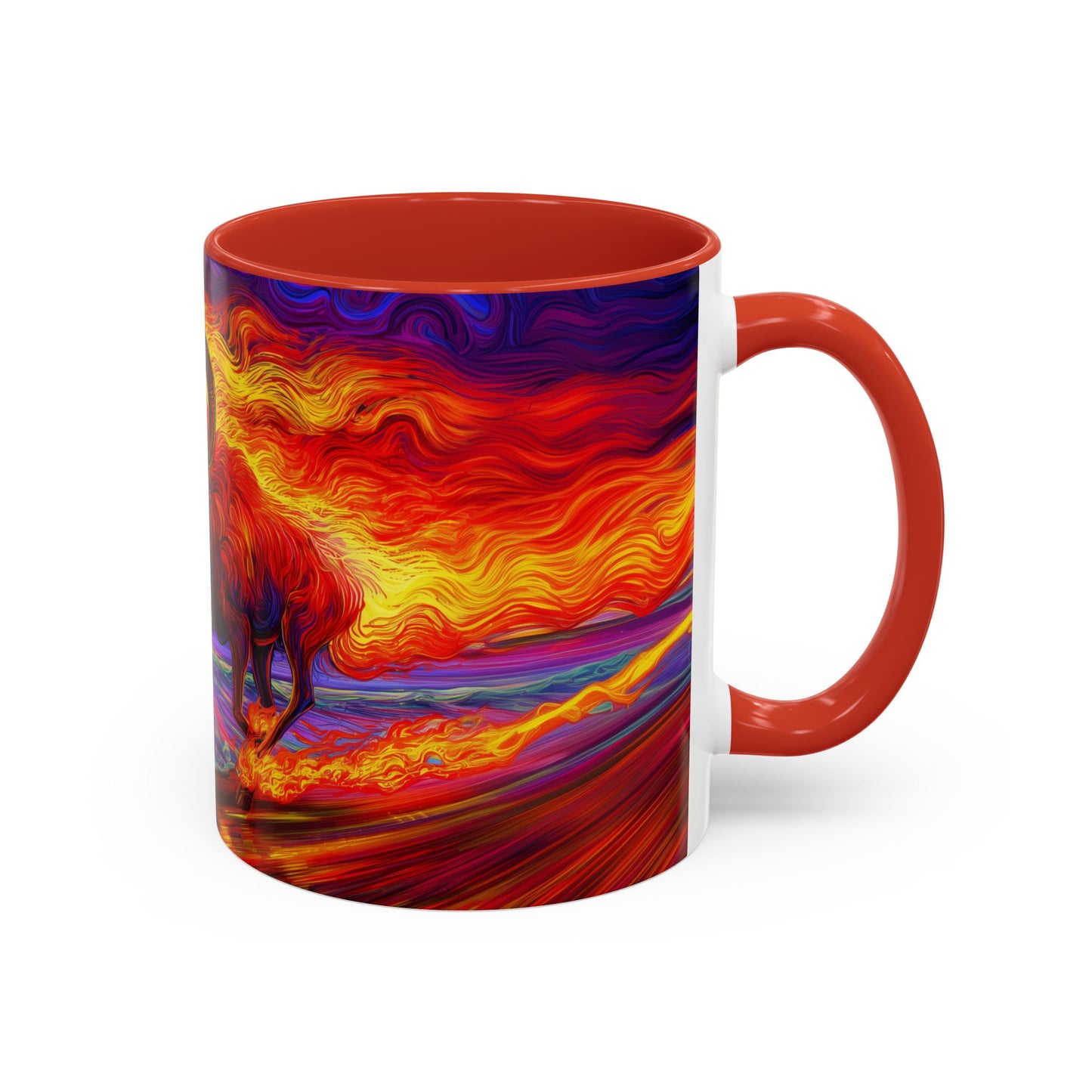 Fiery Ram Coffee Mug -- Aries, Fire Element Decor