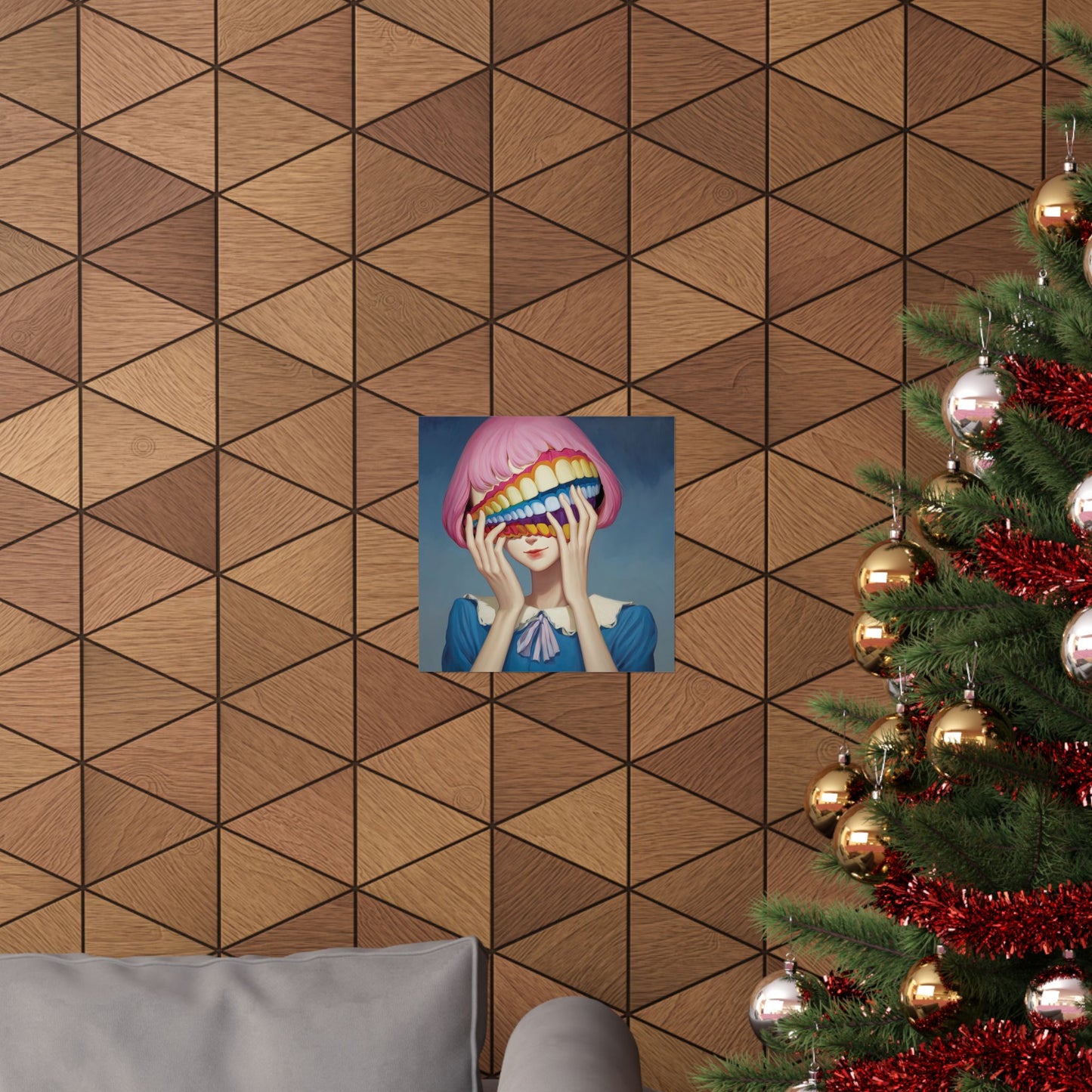 Fake It Till You Make It - Hidden Emotion Surrealism Poster