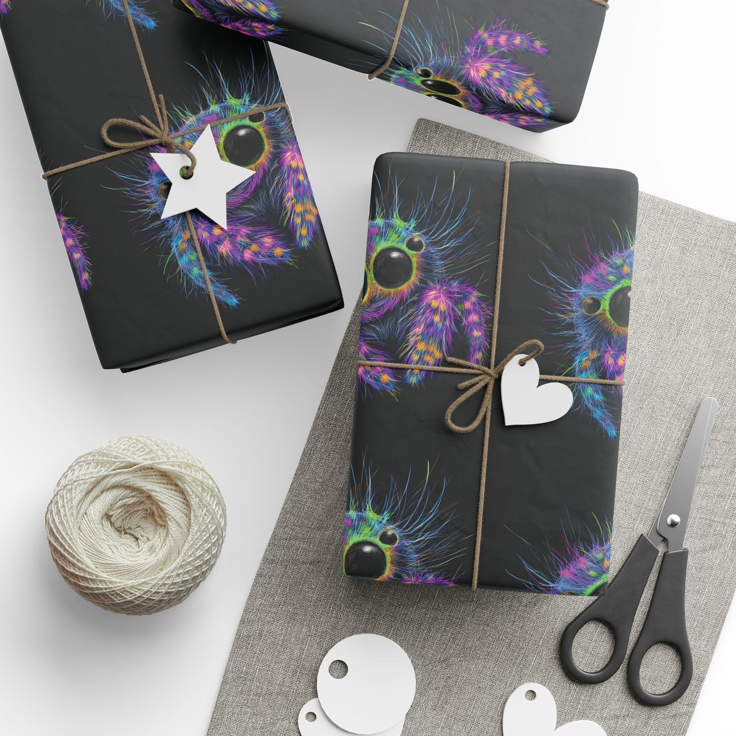 Jumping Spider Wrapping Paper Roll