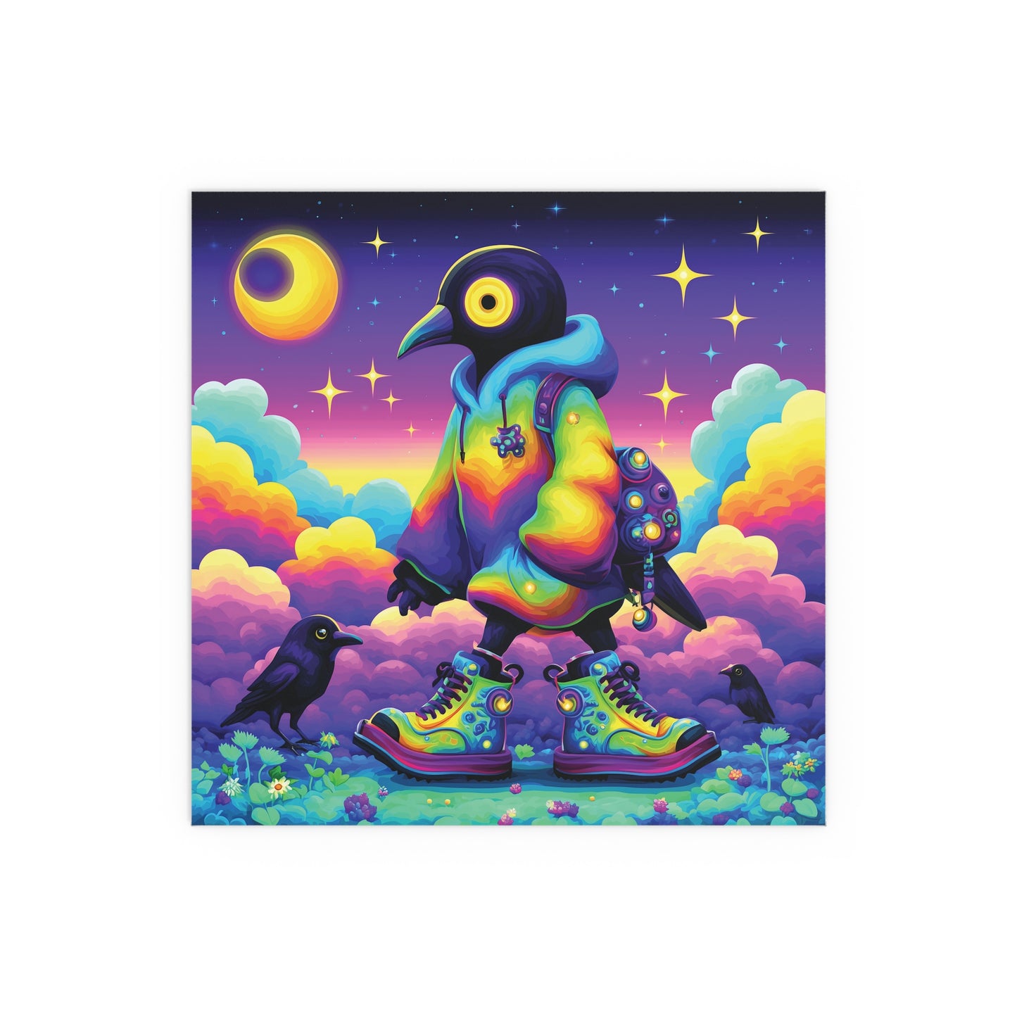 The Skywalker Crow – Neon Dream Poster