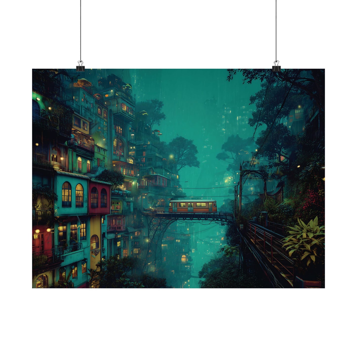 Surreal Cityscape - Get Lost In Art - Poster