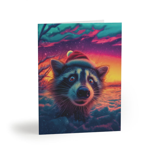 Christmas Card – Raccoon Edition