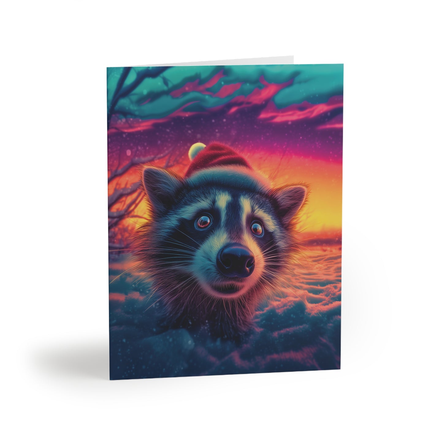 Christmas Card – Raccoon Edition