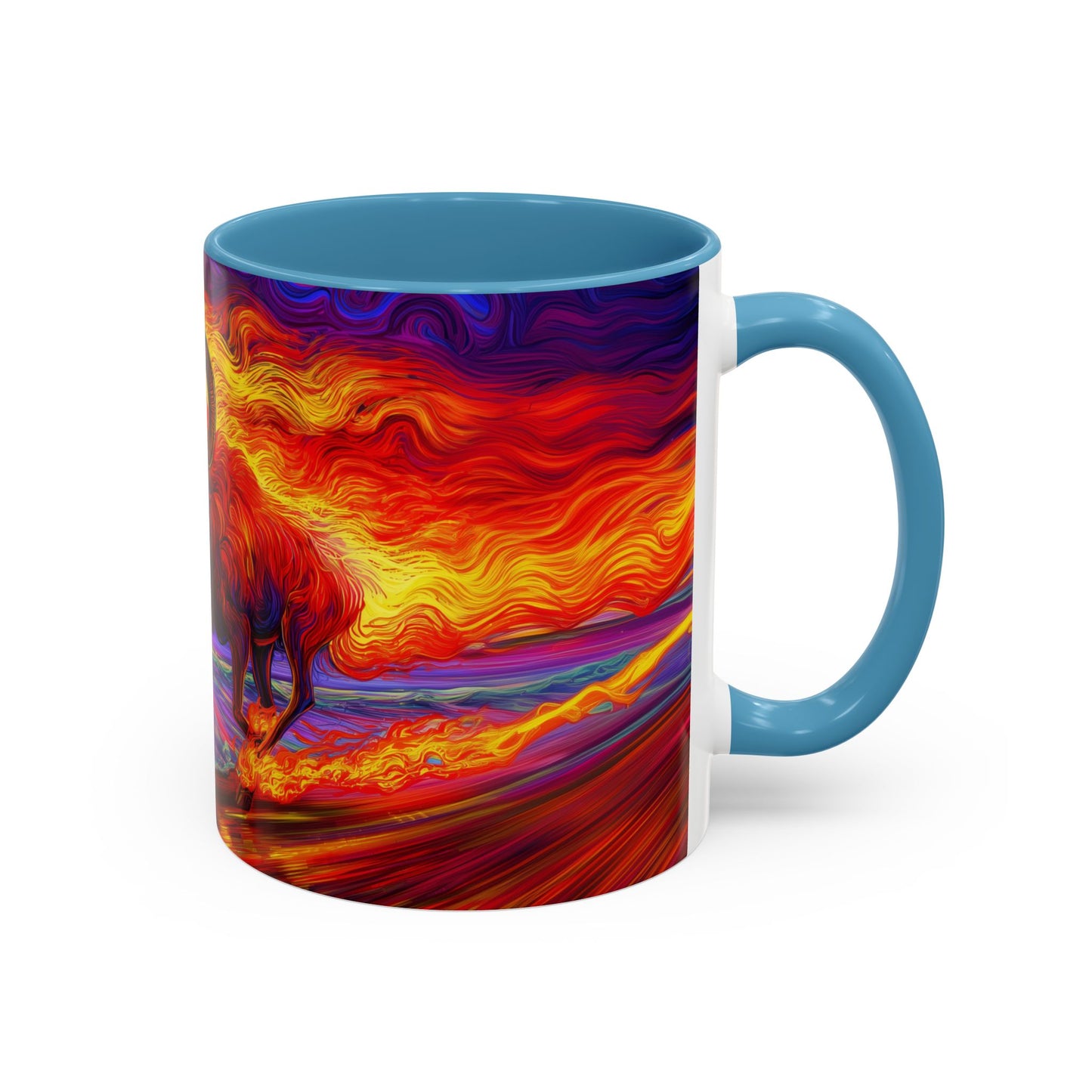 Fiery Ram Coffee Mug -- Aries, Fire Element Decor